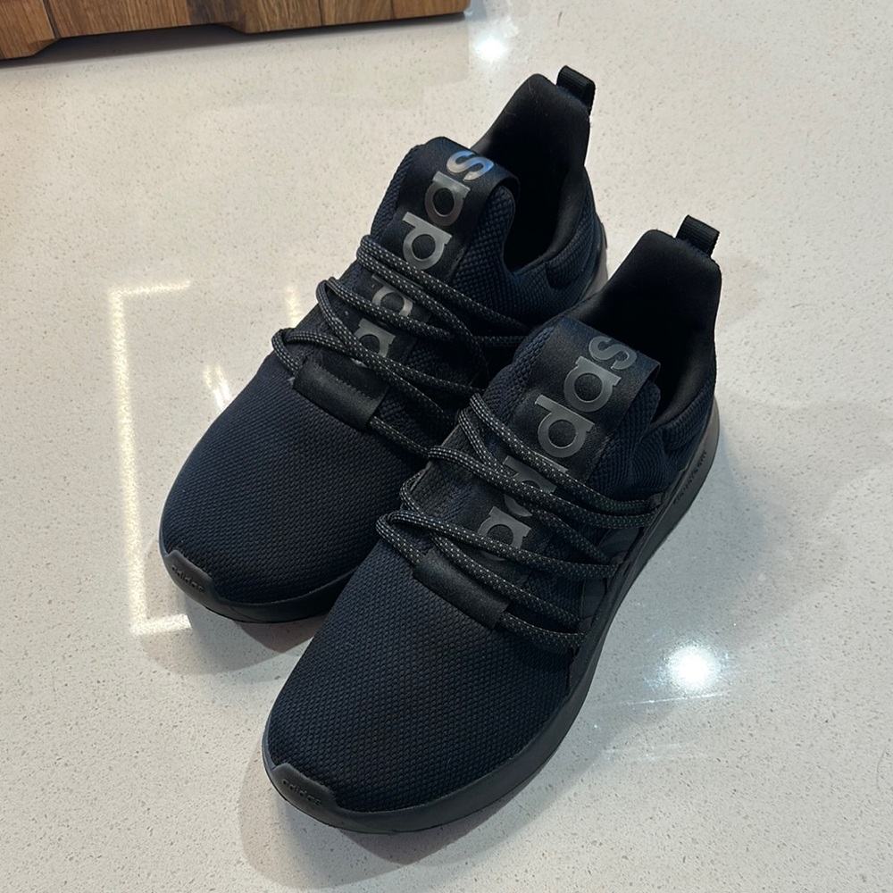Adidas Black Minimalist Sneakers with Sock-Like Fit